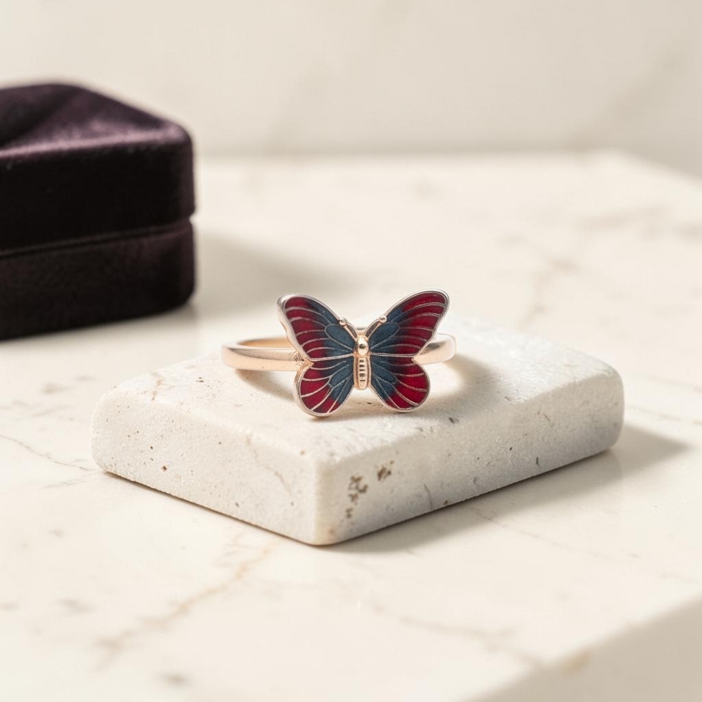 Butterfly Silver Ring