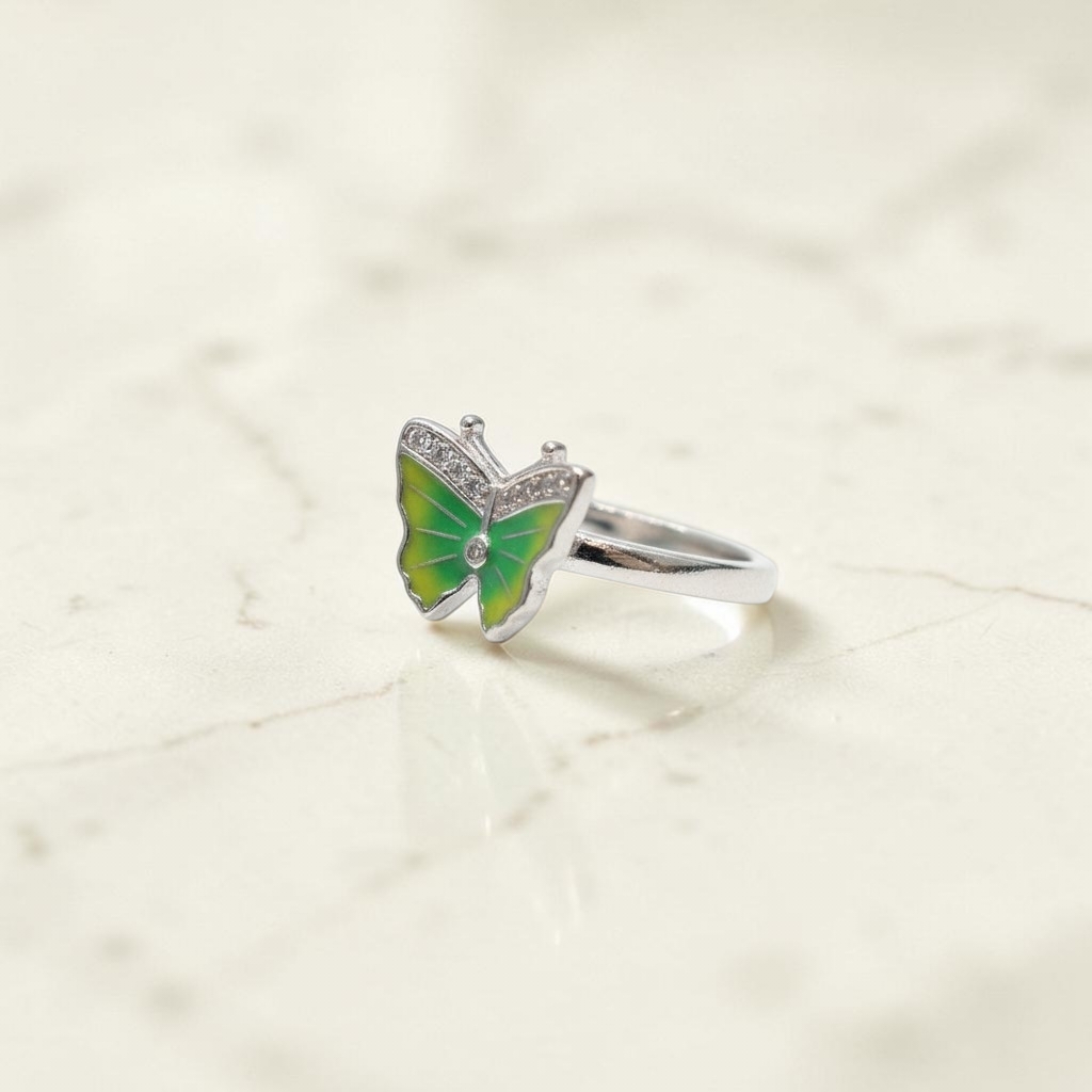Butterfly Silver Ring