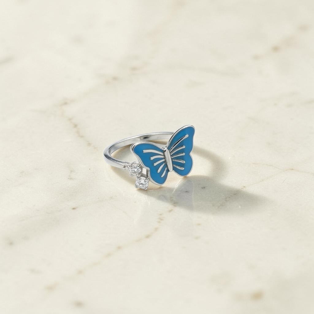 Butterfly Silver Ring