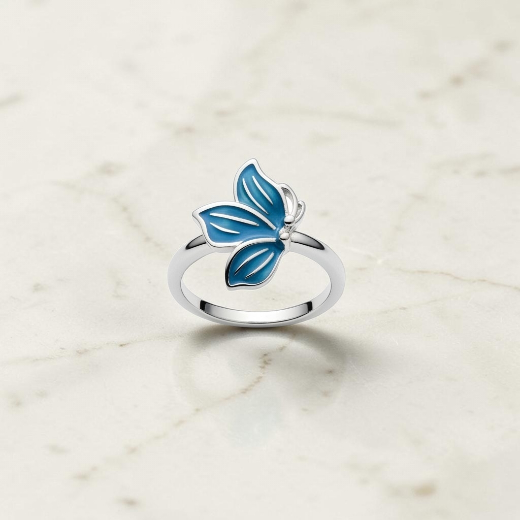 Butterfly Silver Ring