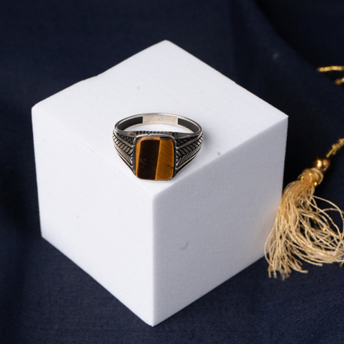 Royal Tiger Eye Stone Ring