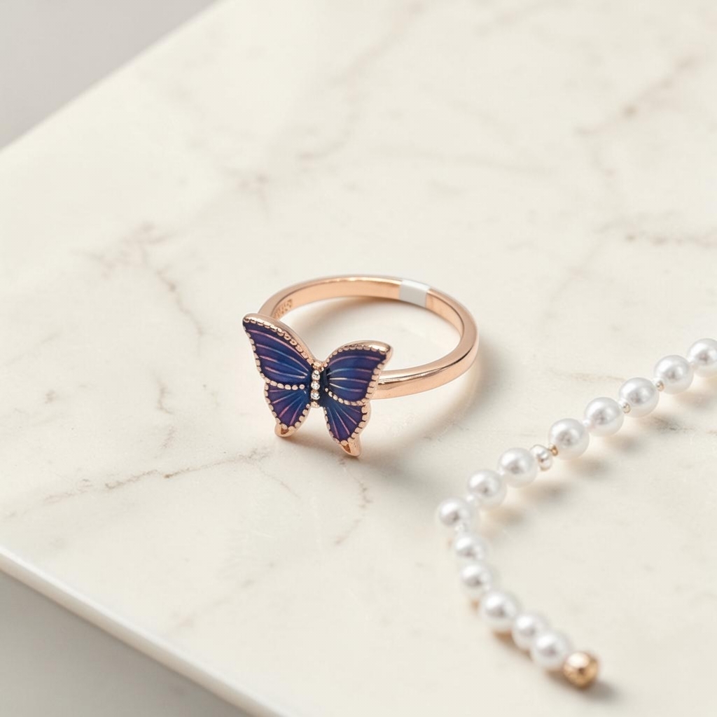 Butterfly Silver Ring