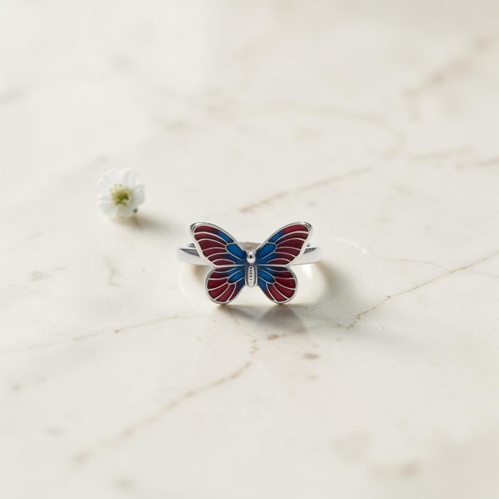 Butterfly Silver Ring