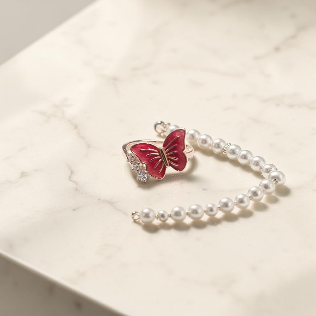 Butterfly Silver Ring