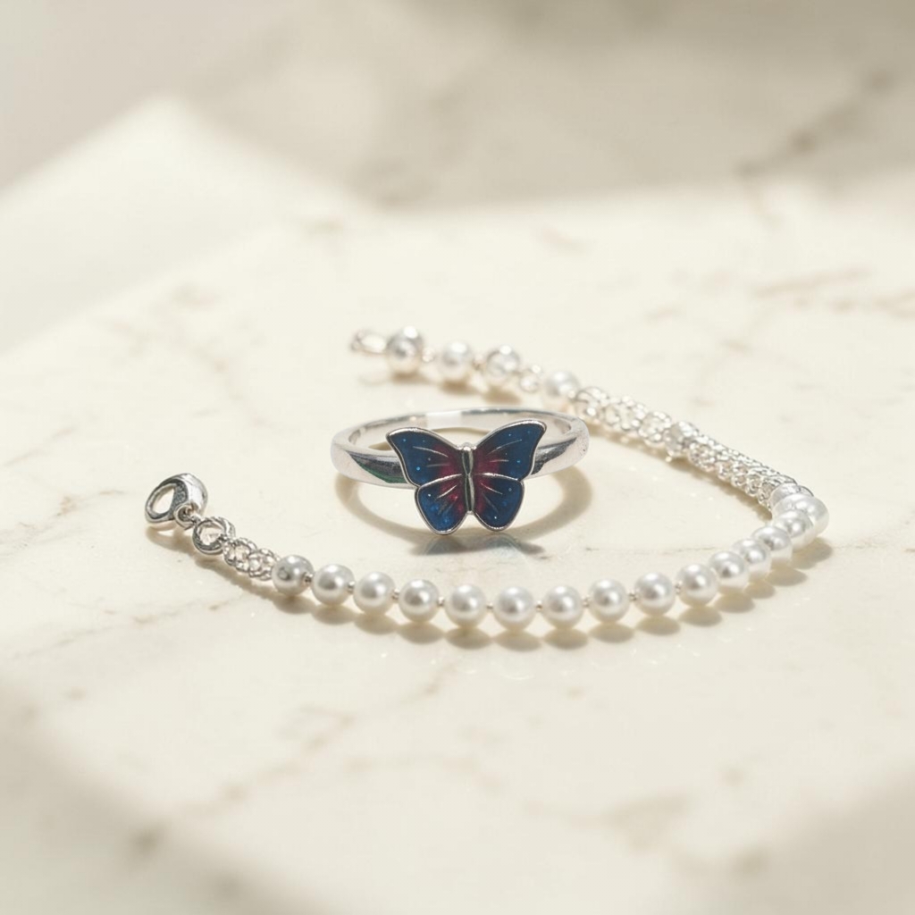 Butterfly Silver Ring