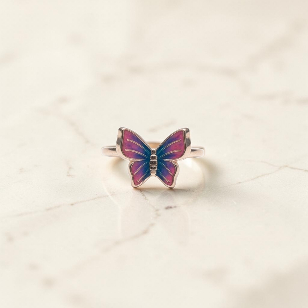 Butterfly Silver Ring