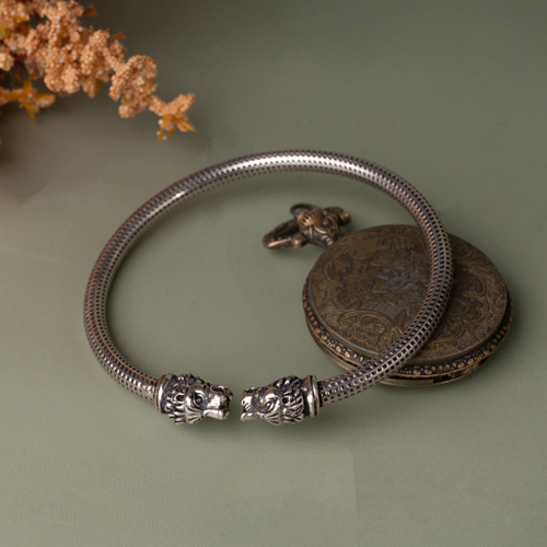 Royal Lion Silver Kada