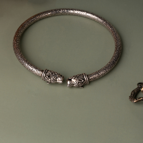Royal Lion Silver Kada