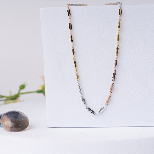 Trio Glow Silver Chain