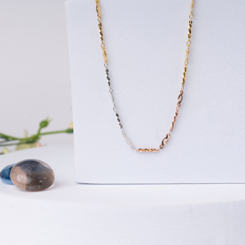 Trio Twist Silver Chain