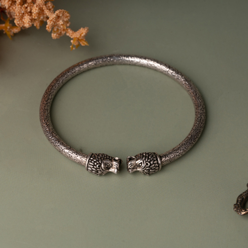 Royal Lion Silver Kada